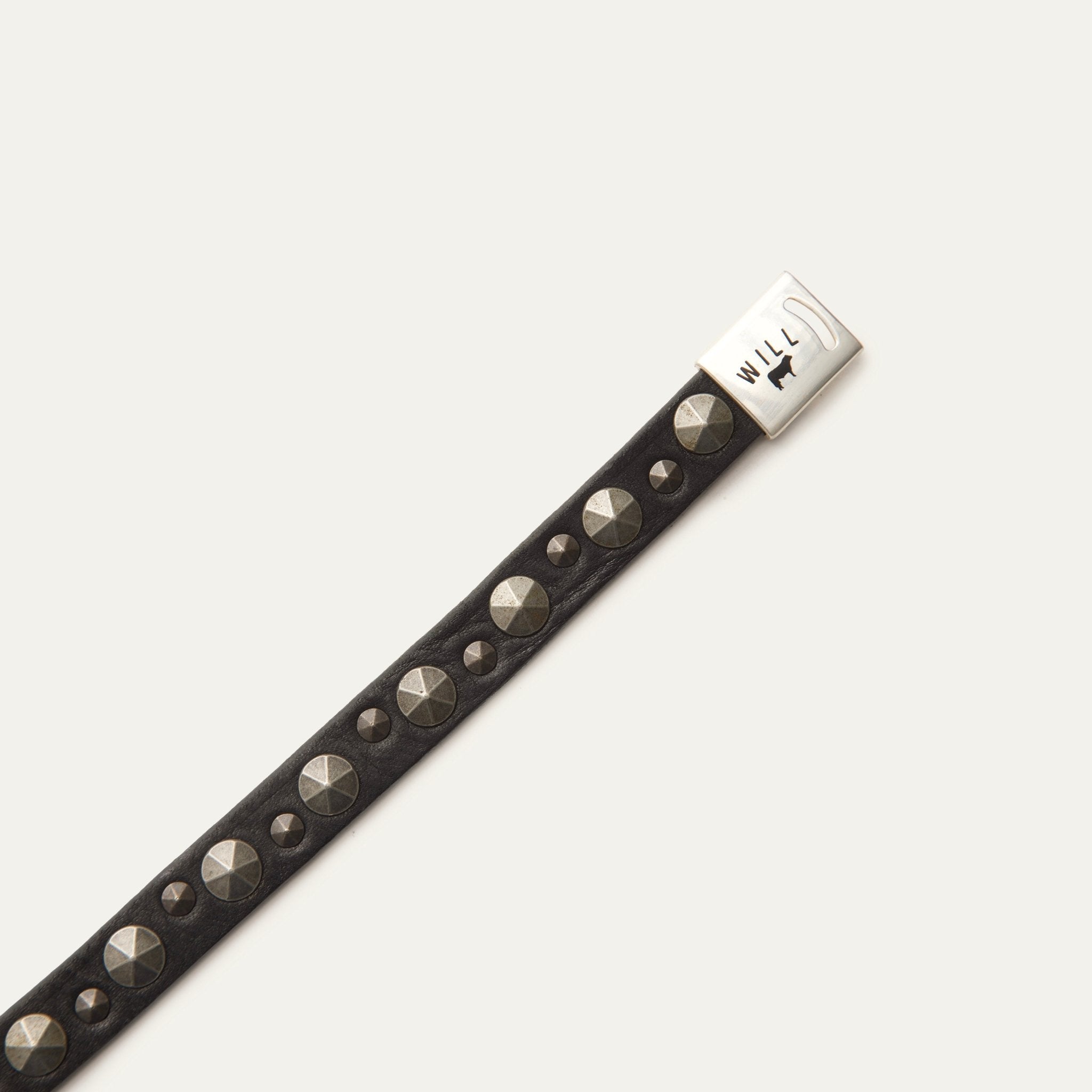 Magnetic Bracelet W/ Spike Studs - Will Leather Goods